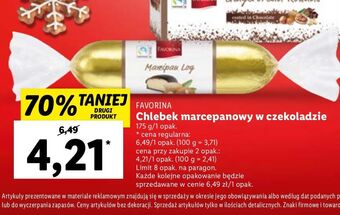 Lidl Chlebek marcepanowy favorina oferta