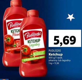 Lidl Ketchup łagodny pudliszki oferta