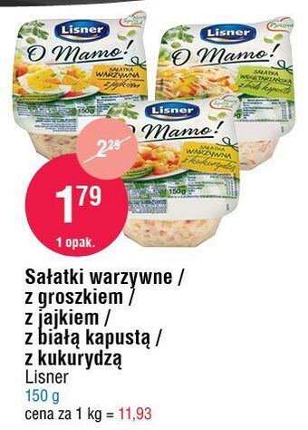 E.Leclerc Sałatka warzywna z jajkiem lisner o mamo! oferta