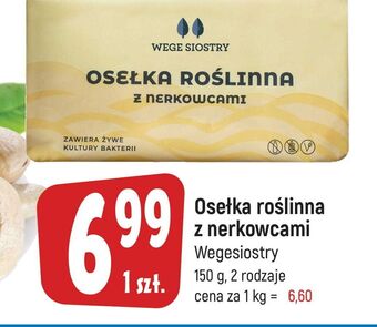 E.Leclerc Osełka roślinna z nerkowcami wege siostry oferta
