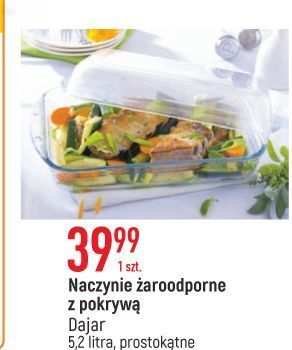 E.Leclerc Naczynie żaroodporne prostokątne 5.2 l dajar oferta