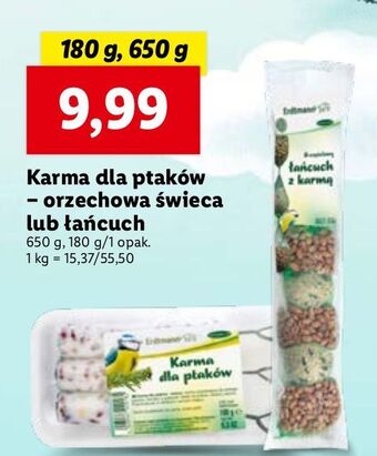 Lidl Karma dla ptaków żyjacych na wolności erdtmann's oferta