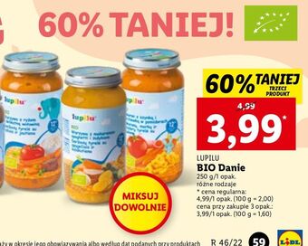 Lidl Warzywa z ryżem i indykiem lupilu oferta