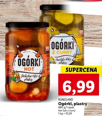Lidl Ogórki hot runoland oferta