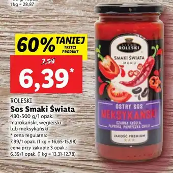 Lidl Sos paprykowy węgierski roleski makłowicz menu oferta