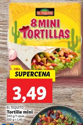 Lidl Tortille mini el tequito oferta