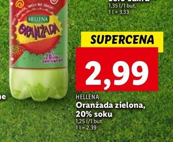 Lidl Oranżada zielona hellena oferta