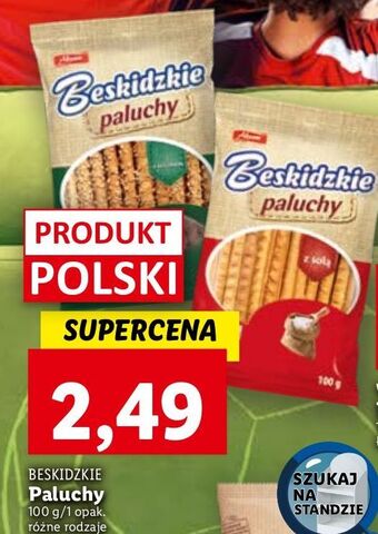Lidl Paluchy z sezamem aksam beskidzkie oferta