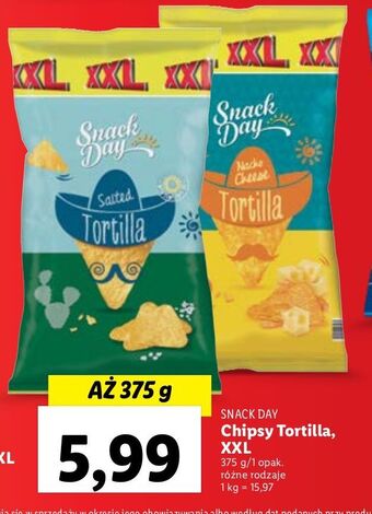 Lidl Chipsy tortilla solone snack day oferta