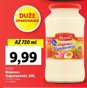Lidl Majonez napoleoński mosso oferta
