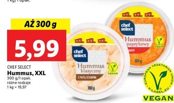 Lidl Hummus classic chef select oferta