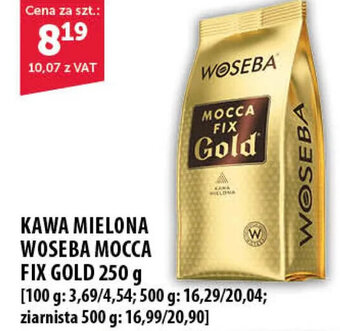 Eurocash Woseba mocca fix gold, kawa mielona 250g oferta
