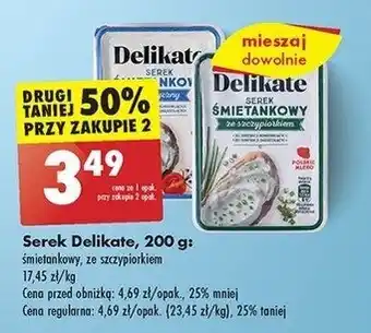 Biedronka Serek śmietankowy klasyczny oferta