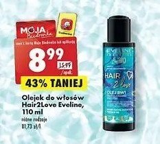 Biedronka Olejek do włosów oferta