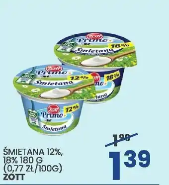 Wafelek Smietana 12%, 18% 180g oferta