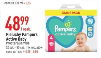 E.Leclerc Pieluchy Pampers Active Baby oferta
