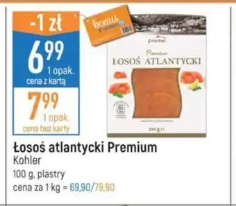 E.Leclerc Łosoś atlantycki Premium 100g oferta