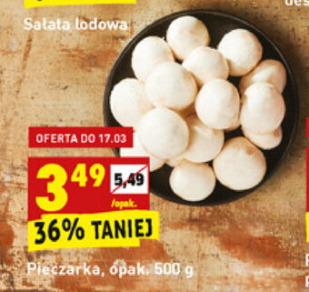 Biedronka Pieczarki 500g oferta
