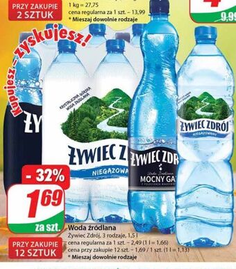 Dino Woda mocny gaz żywiec zdrój oferta