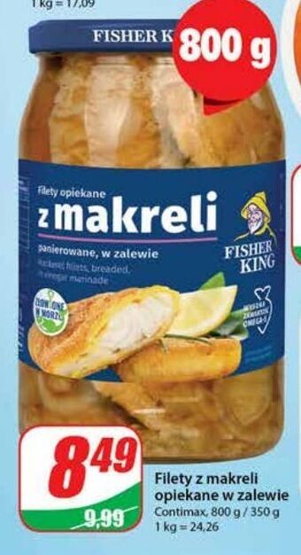 Dino Filety śledziowe opiekane w zalewie octowej fisher king oferta