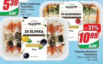 Dino Śledź ze śliwką pomorski targ rybny oferta