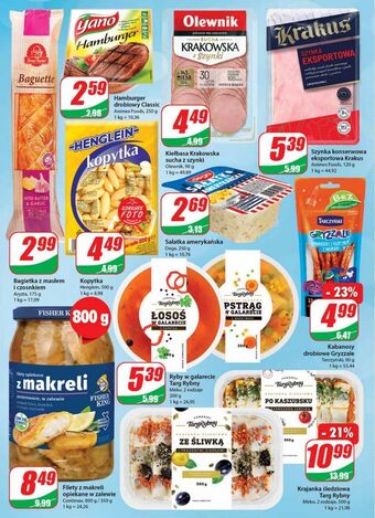 Dino Bagietka z masłem czosnkowym aryzta oferta