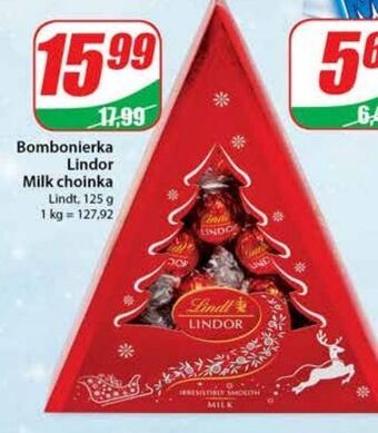 Dino Bombonierka milk choinka lindt lindor oferta