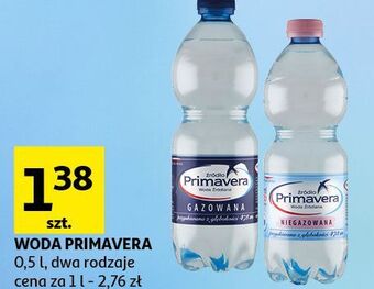 Auchan Woda niegazowana primavera oferta