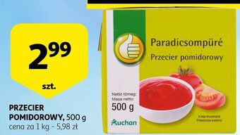 Auchan Przecier pomidorowy podniesiony kciuk oferta