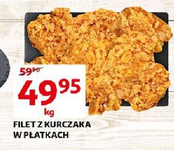 Auchan Filet z kurczaka w płatkach oferta