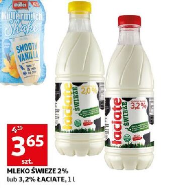 Auchan Mleko 2% łaciate oferta