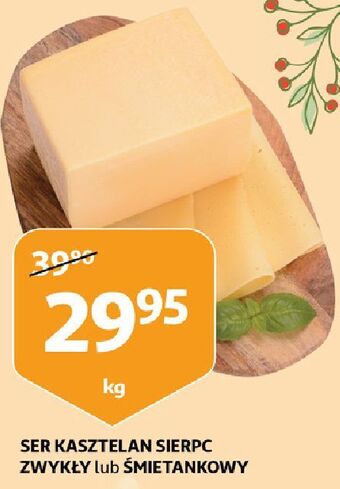 Auchan Ser kasztelan śmietankowy sierpc oferta