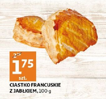 Auchan Ciastko francuskie z jabłkiem oferta