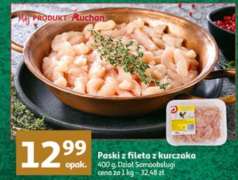 Auchan Filet z piersi kurczaka paski auchan oferta