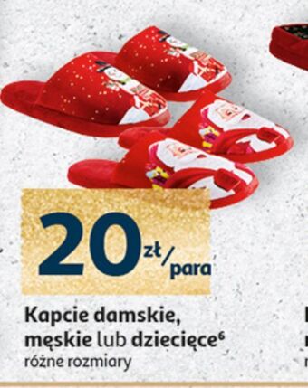 Auchan Kapcie męskie oferta