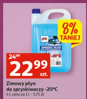 Auchan Zimowy płyn do spryskiwaczy -20c plak oferta