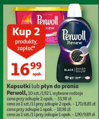 Auchan Płyn do prania perwoll renew black oferta
