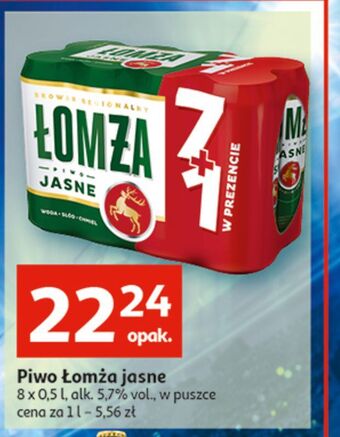 Piwo łomża jasne (dawniej export)