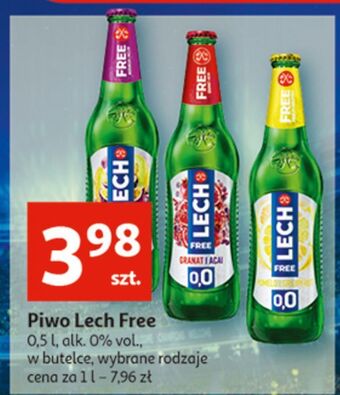 Auchan Piwo lech free pomelo i grejpfrut oferta