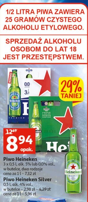 Auchan Piwo heineken oferta