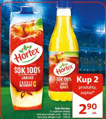Auchan Sok jabłkowy 100% hortex oferta