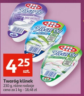 Auchan Twaróg półtłusty mlekovita oferta