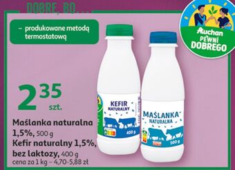 Auchan Kefir bez laktozy auchan pewni dobrego oferta