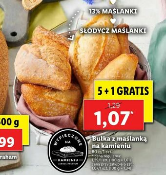 Lidl Bułka z maślanką na kamieniu oferta