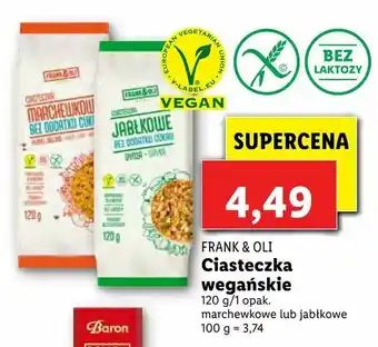 Lidl Ciasteczka wegańskie oferta