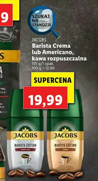 Lidl Barista Crema lub Americano, kawa rozpuszczalna oferta