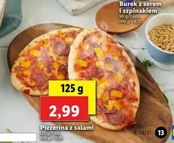 Lidl Pizzerina z salami oferta