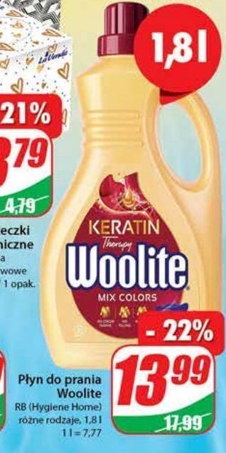 Dino Płyn do prania mix colors woolite keratin oferta