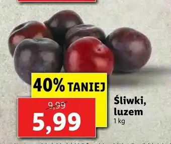 Lidl Śliwki, luzem oferta