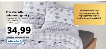 Lidl Prześcieradło polarowe 180-200 x 200 cm oferta